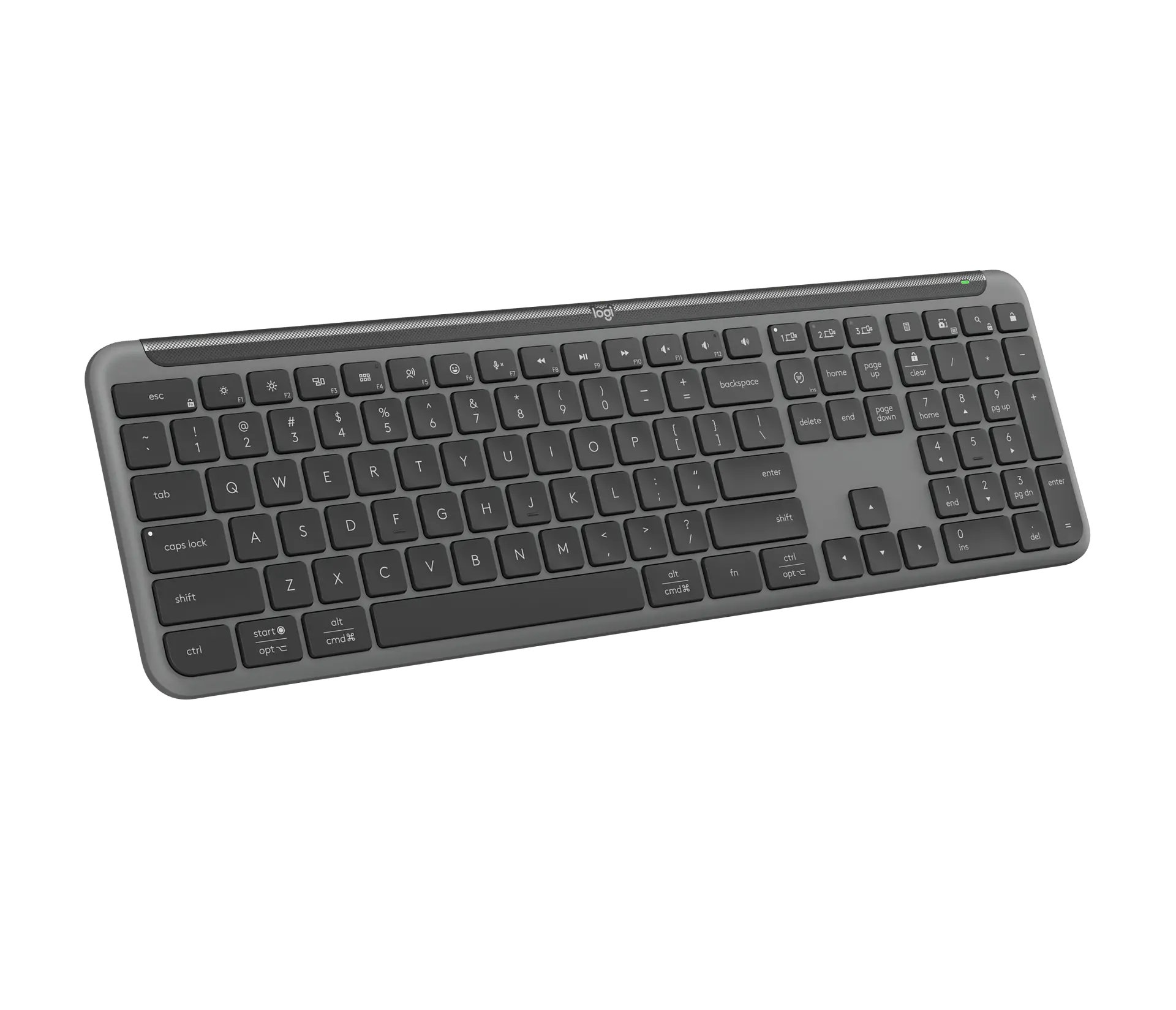 Teclado Logitech Signature Slim K950 español grafito por mayor 2