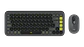 Combo teclado y mouse Logitech POP Icon Bluetooth español grafito y verde por mayor - Miniatura 1