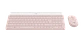 Combo teclado y mouse Logitech MK470 Slim español rosa por mayor - Miniatura 2