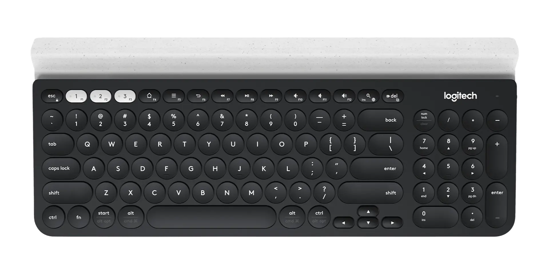 Teclado Logitech K780 multidispositivo español blanco por mayor 1