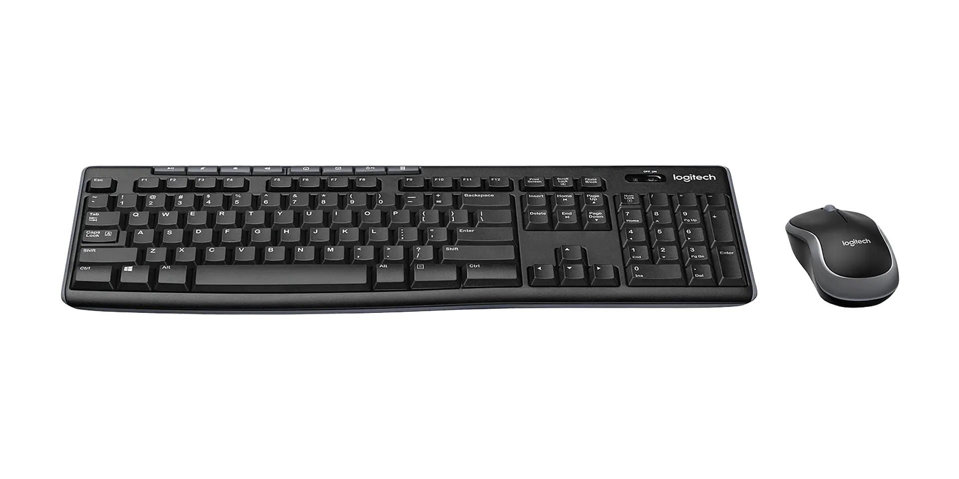 Combo teclado y mouse Logitech MK270 inalámbrico español negro por mayor 2