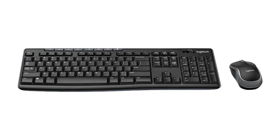 Combo teclado y mouse Logitech MK270 inalámbrico español negro por mayor 2