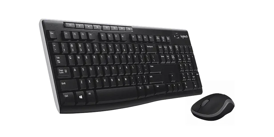 Combo teclado y mouse Logitech MK270 inalámbrico español negro por mayor 3