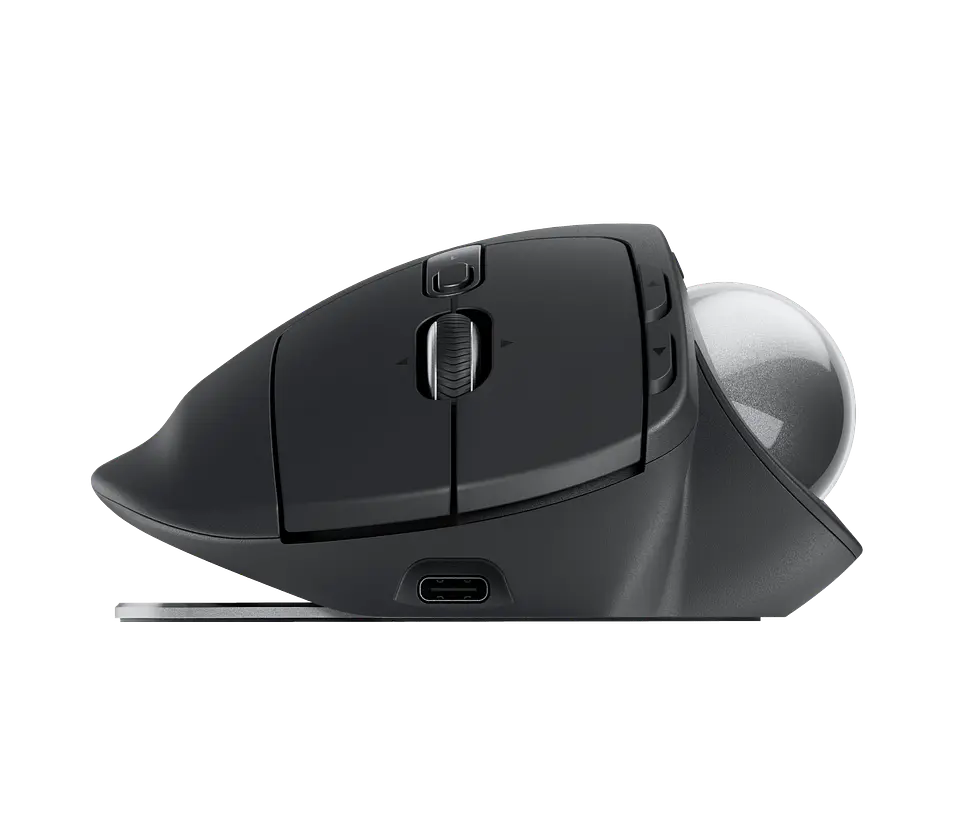 Trackball inalámbrico ergonómico Logitech MX Ergo S grafito por mayor 3