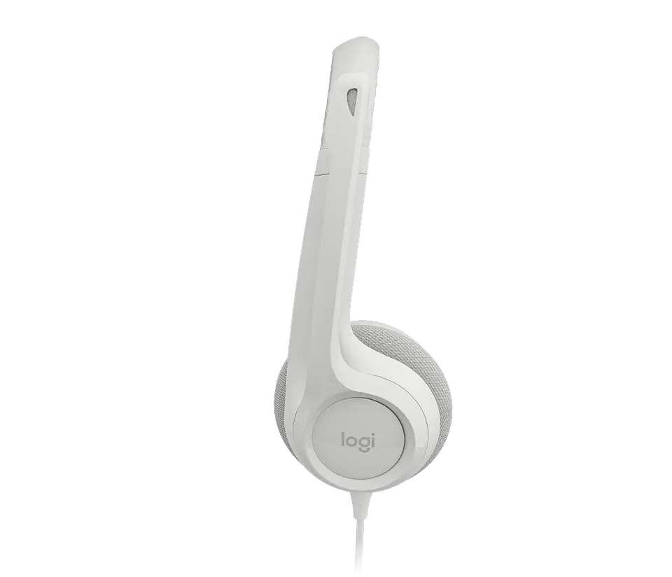 Audífonos Logitech H390 USB-A Blanco Crudo por mayor 3