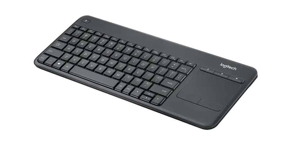 Teclado inalámbrico Logitech K400 Plus con touchpad español negro por mayor 3