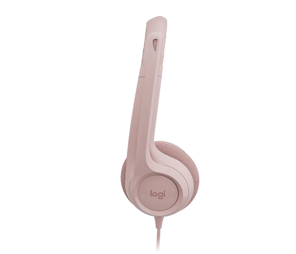Audífonos Logitech H390 USB-A Rosa por mayor 3