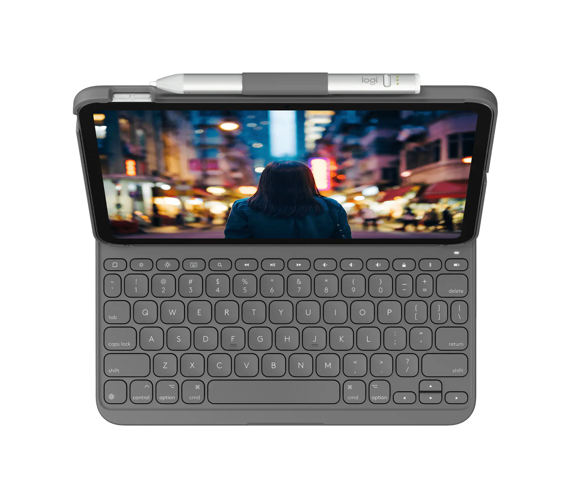 Funda con teclado Logitech Slim Folio para iPad 10.ª generación gris por mayor 2