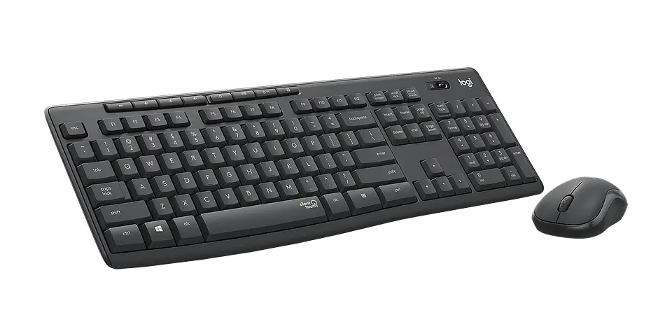 Combo teclado y mouse Logitech MK295 Silent español grafito por mayor 3