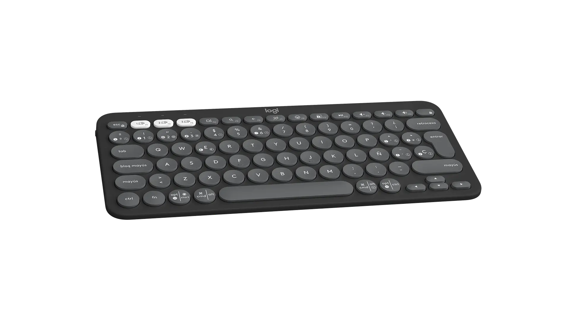 Teclado Logitech Pebble Keys 2 K380s Bluetooth español grafito por mayor 2