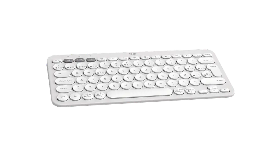 Teclado Logitech Pebble Keys 2 K380s Bluetooth español blanco por mayor 2