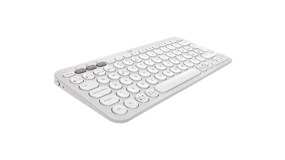 Teclado Logitech Pebble Keys 2 K380s Bluetooth español blanco por mayor 3