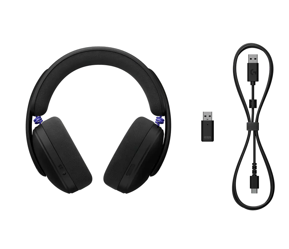 Audífonos Gamer Logitech G325 LIGHTSPEED Bluetooth Negro por mayor 3