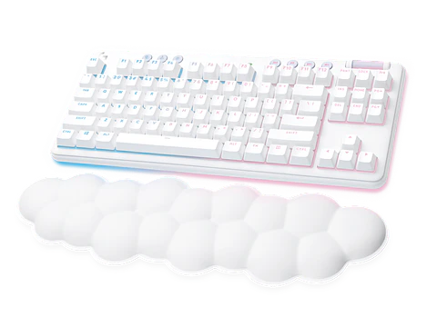Teclado mecánico Logitech G715 LIGHTSPEED táctil inglés blanco por mayor