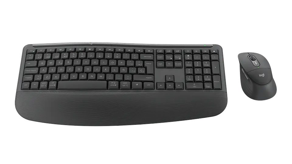 Combo teclado y mouse Logitech Signature Comfort Plus MK880 español grafito por mayor 2
