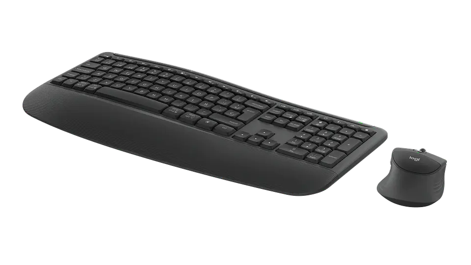 Combo teclado y mouse Logitech Signature Comfort Plus MK880 español grafito por mayor 3