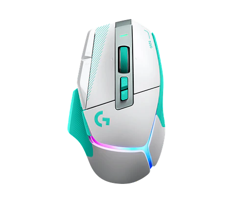 Mouse gamer inalámbrico RGB Logitech G502 X PLUS blanco/menta por mayor