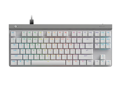 Teclado mecánico Logitech G515 TKL USB táctil inglés blanco por mayor