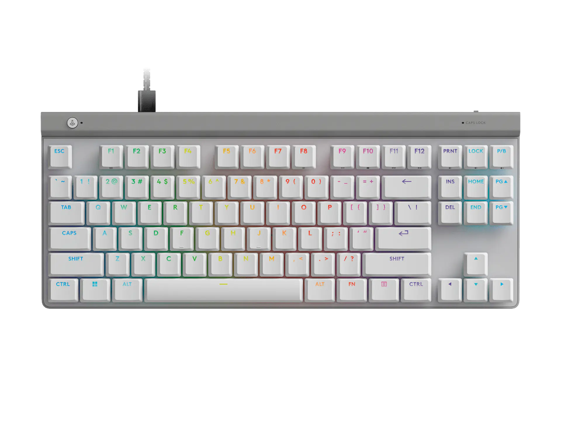 Teclado mecánico Logitech G515 TKL USB táctil inglés blanco por mayor 1
