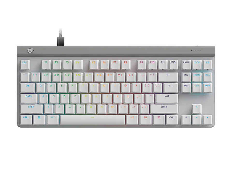 Teclado mecánico Logitech G515 TKL USB táctil inglés blanco por mayor 1