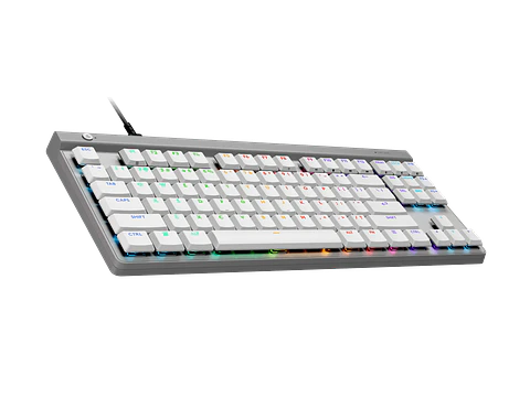 Teclado mecánico Logitech G515 TKL USB táctil inglés blanco por mayor
