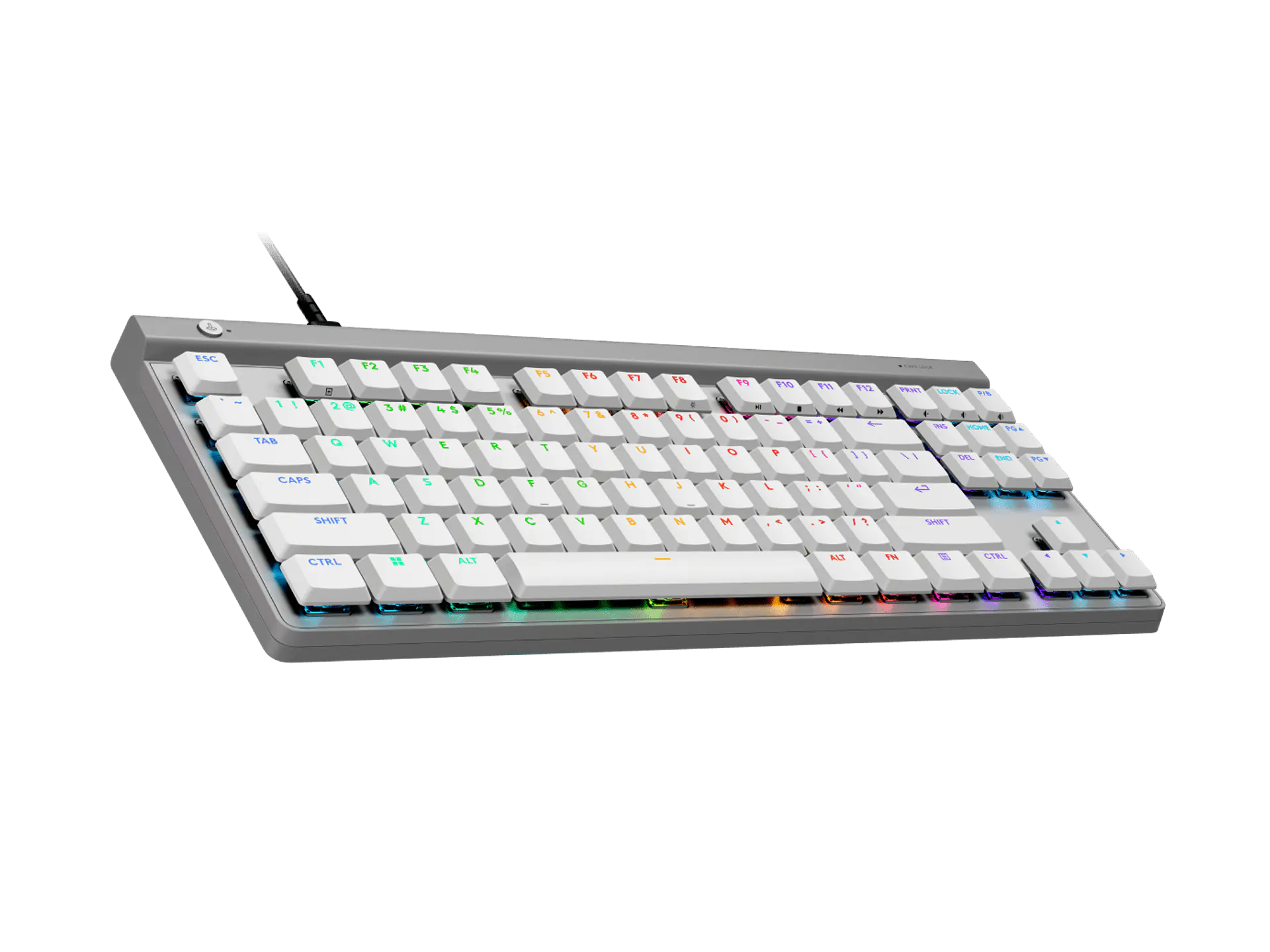 Teclado mecánico Logitech G515 TKL USB táctil inglés blanco por mayor 2