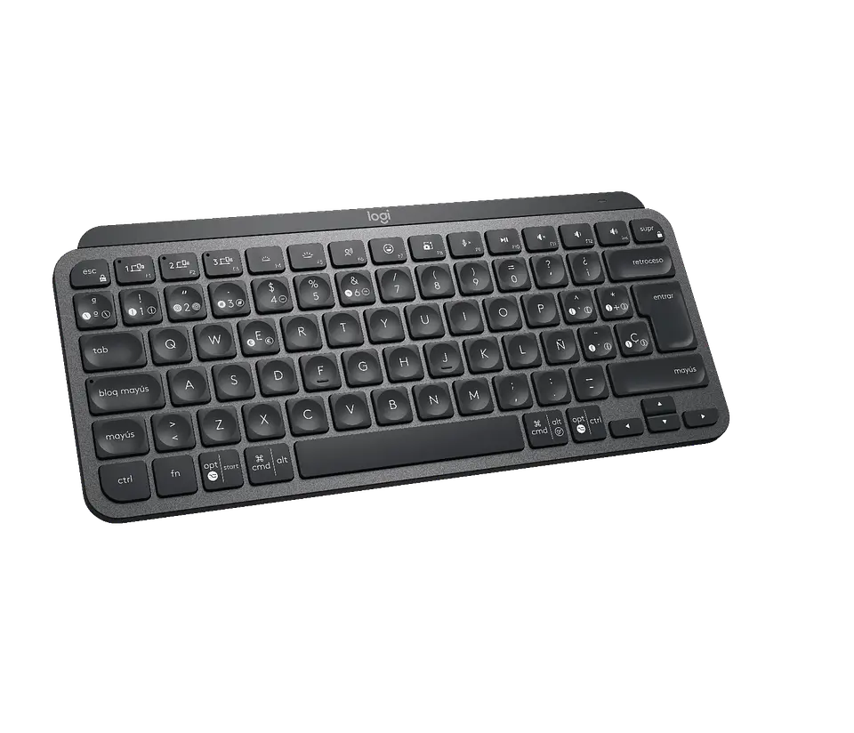 Teclado Logitech MX Keys Mini inalámbrico iluminado español grafito por mayor 2