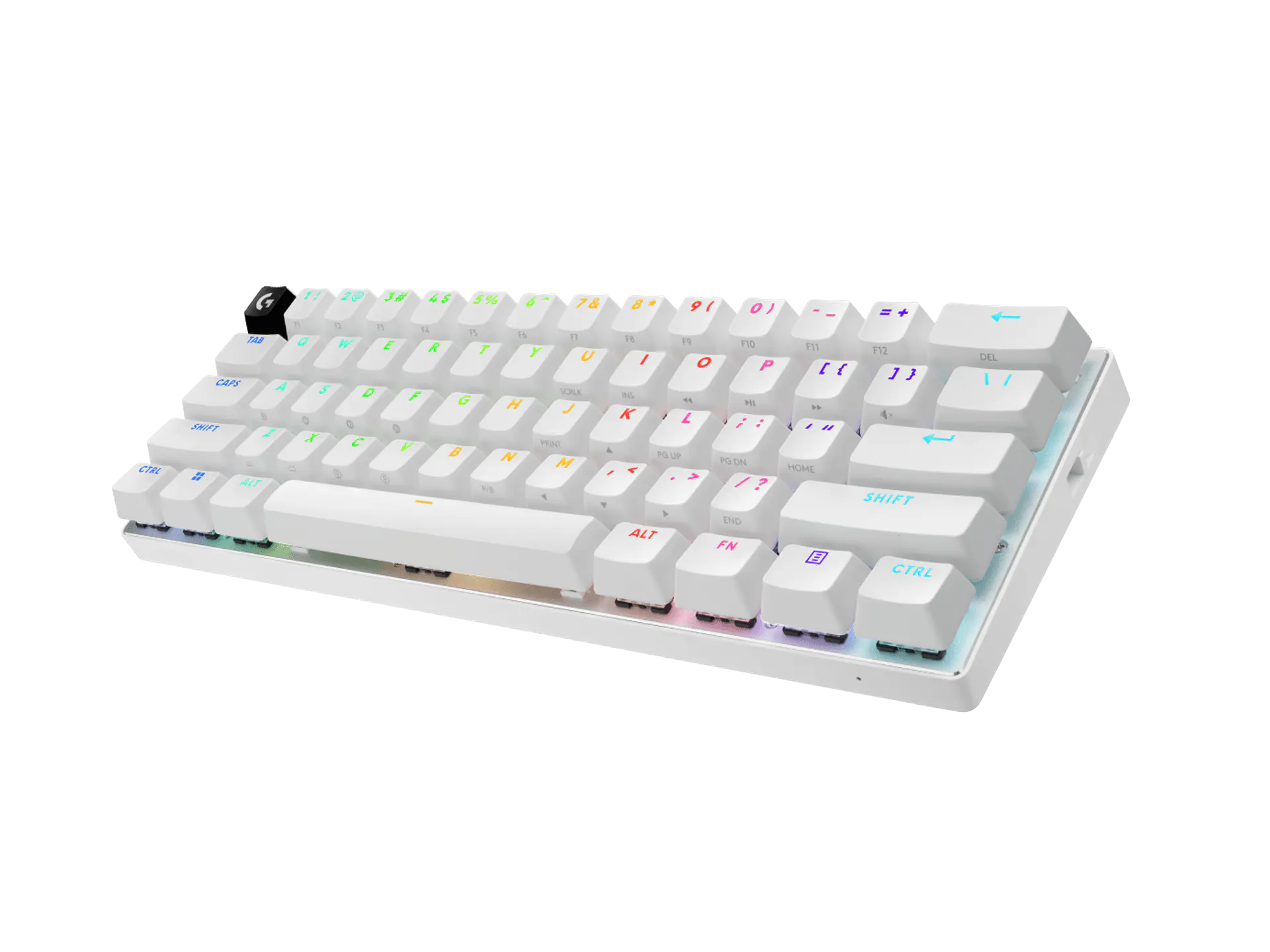 Teclado óptico Logitech G PRO X 60 LIGHTSPEED táctil inglés blanco por mayor 2