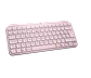 Teclado Logitech MX Keys Mini inalámbrico iluminado español rosa por mayor - Miniatura 2