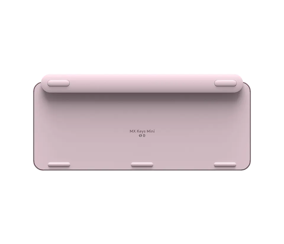 Teclado Logitech MX Keys Mini inalámbrico iluminado español rosa por mayor 3