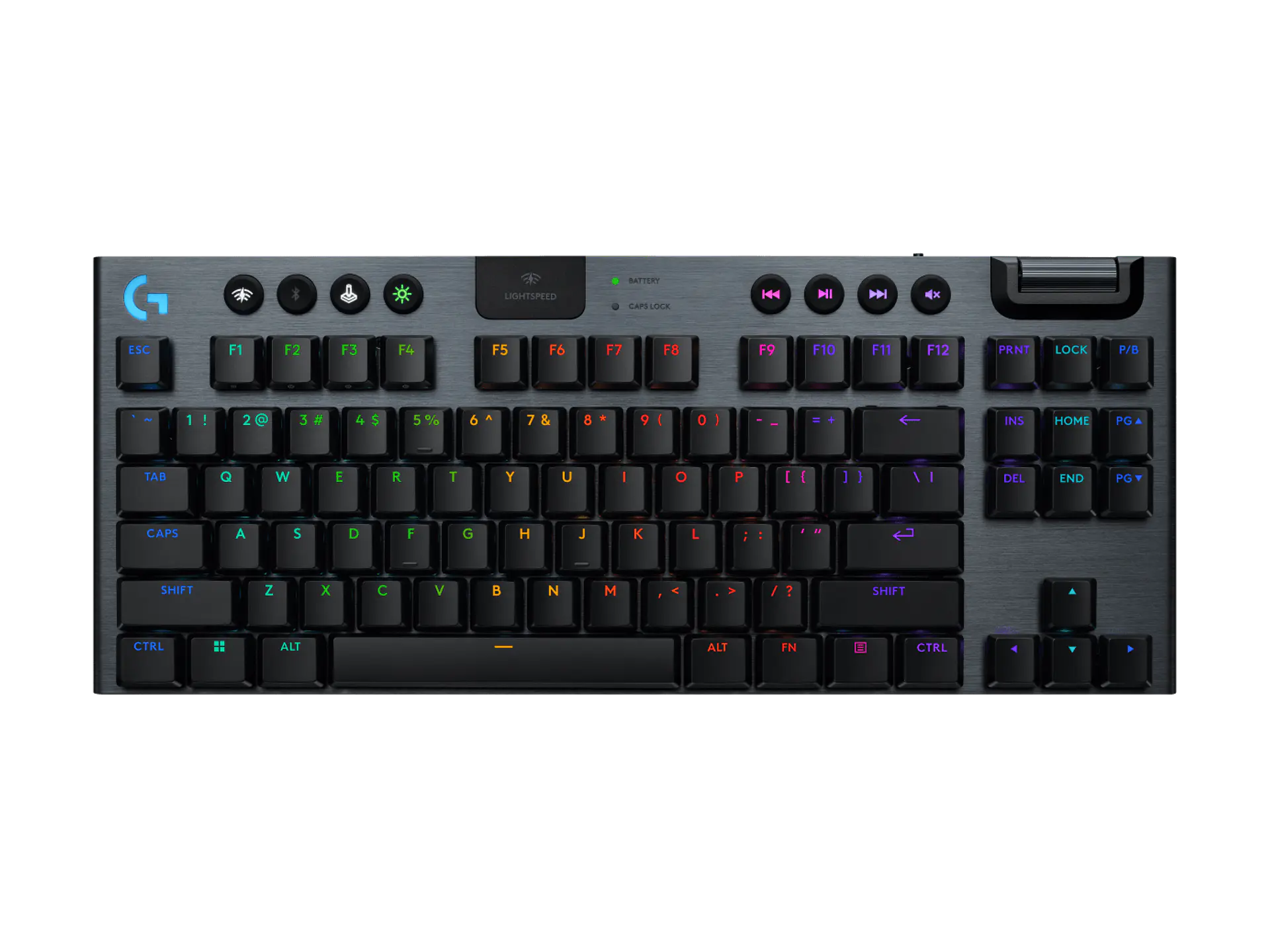 Teclado mecánico Logitech G915 X LIGHTSPEED TKL táctil inglés negro por mayor 1