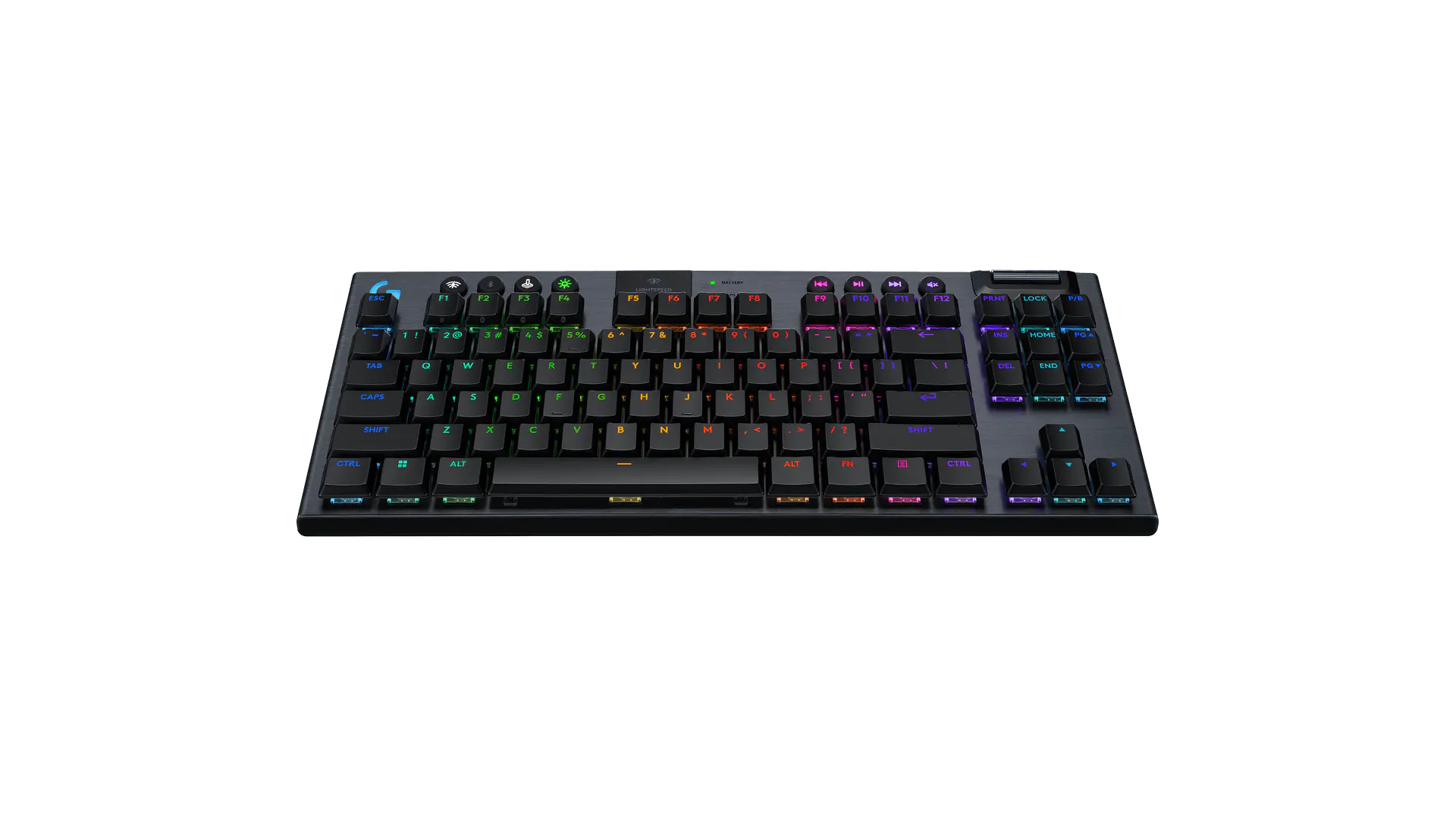Teclado mecánico Logitech G915 X LIGHTSPEED TKL táctil inglés negro por mayor 2