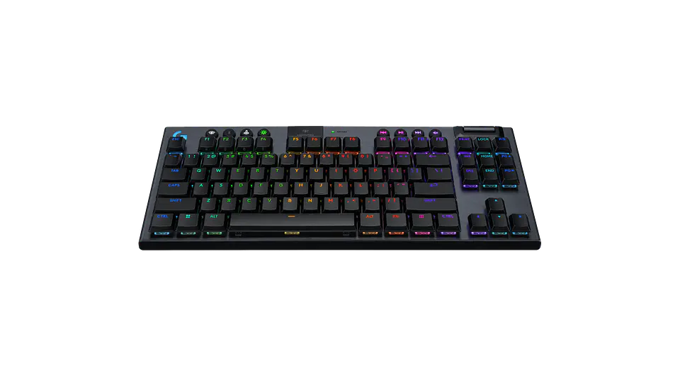 Teclado mecánico Logitech G915 X LIGHTSPEED TKL táctil inglés negro por mayor 2