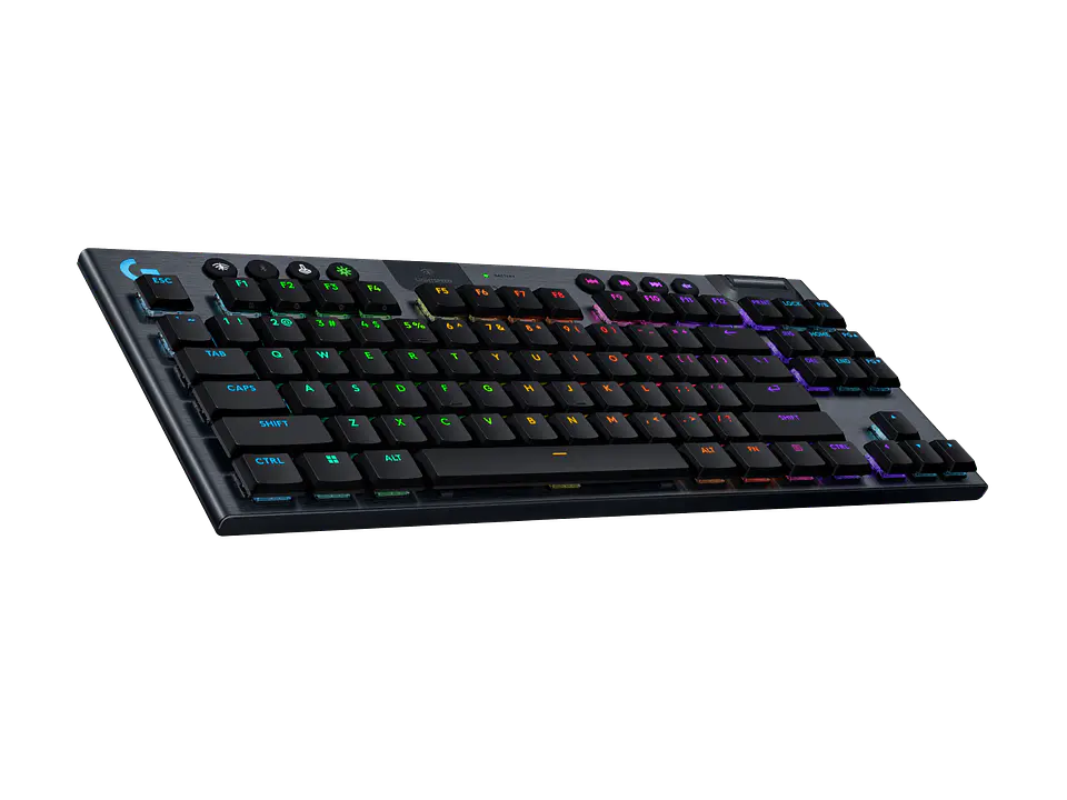 Teclado mecánico Logitech G915 X LIGHTSPEED TKL táctil inglés negro por mayor 3