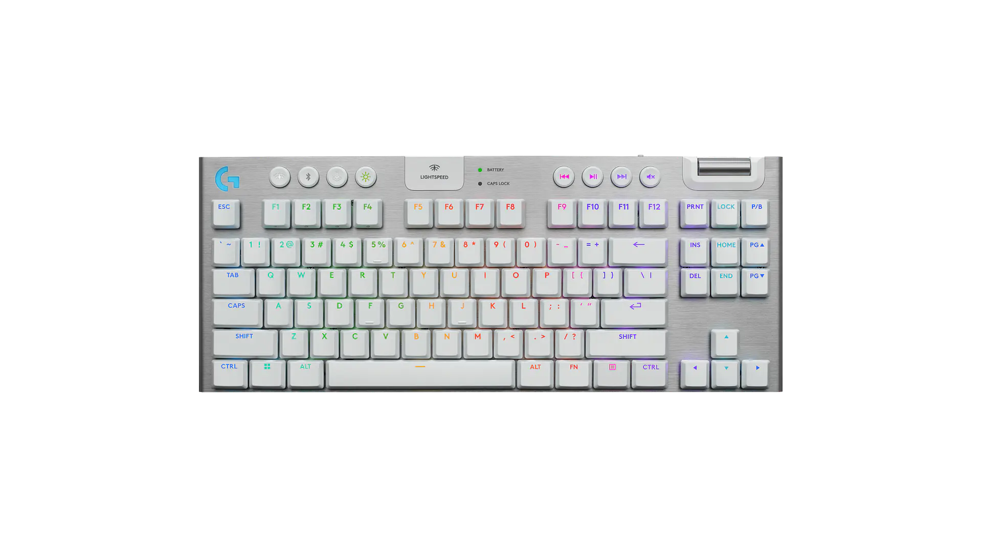 Teclado mecánico Logitech G915 X LIGHTSPEED TKL táctil inglés blanco por mayor 1