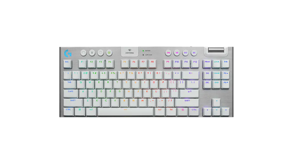 Teclado mecánico Logitech G915 X LIGHTSPEED TKL táctil inglés blanco por mayor 1