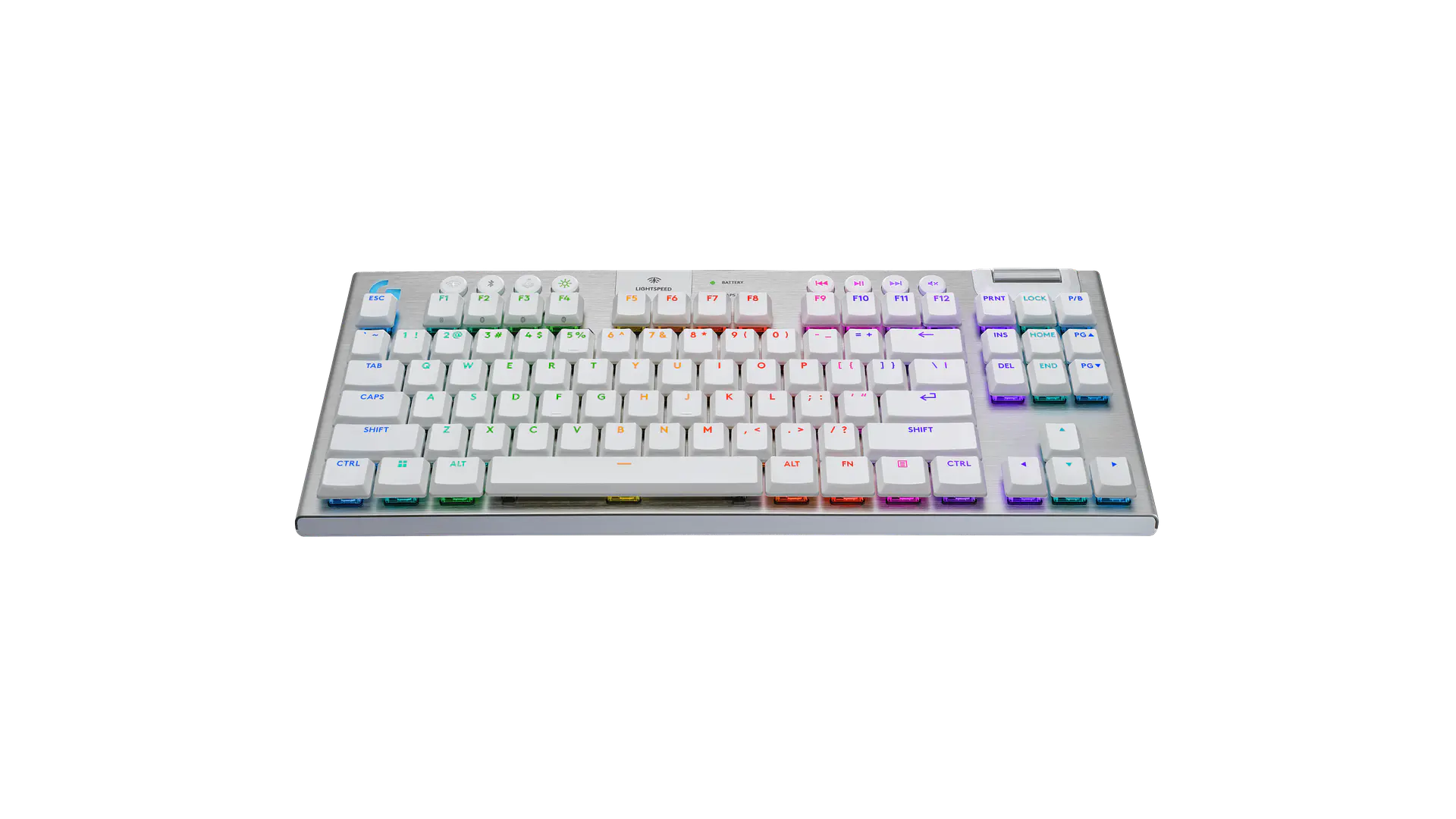 Teclado mecánico Logitech G915 X LIGHTSPEED TKL táctil inglés blanco por mayor 2