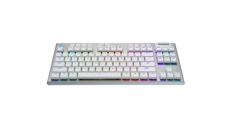 Teclado mecánico Logitech G915 X LIGHTSPEED TKL táctil inglés blanco por mayor 2