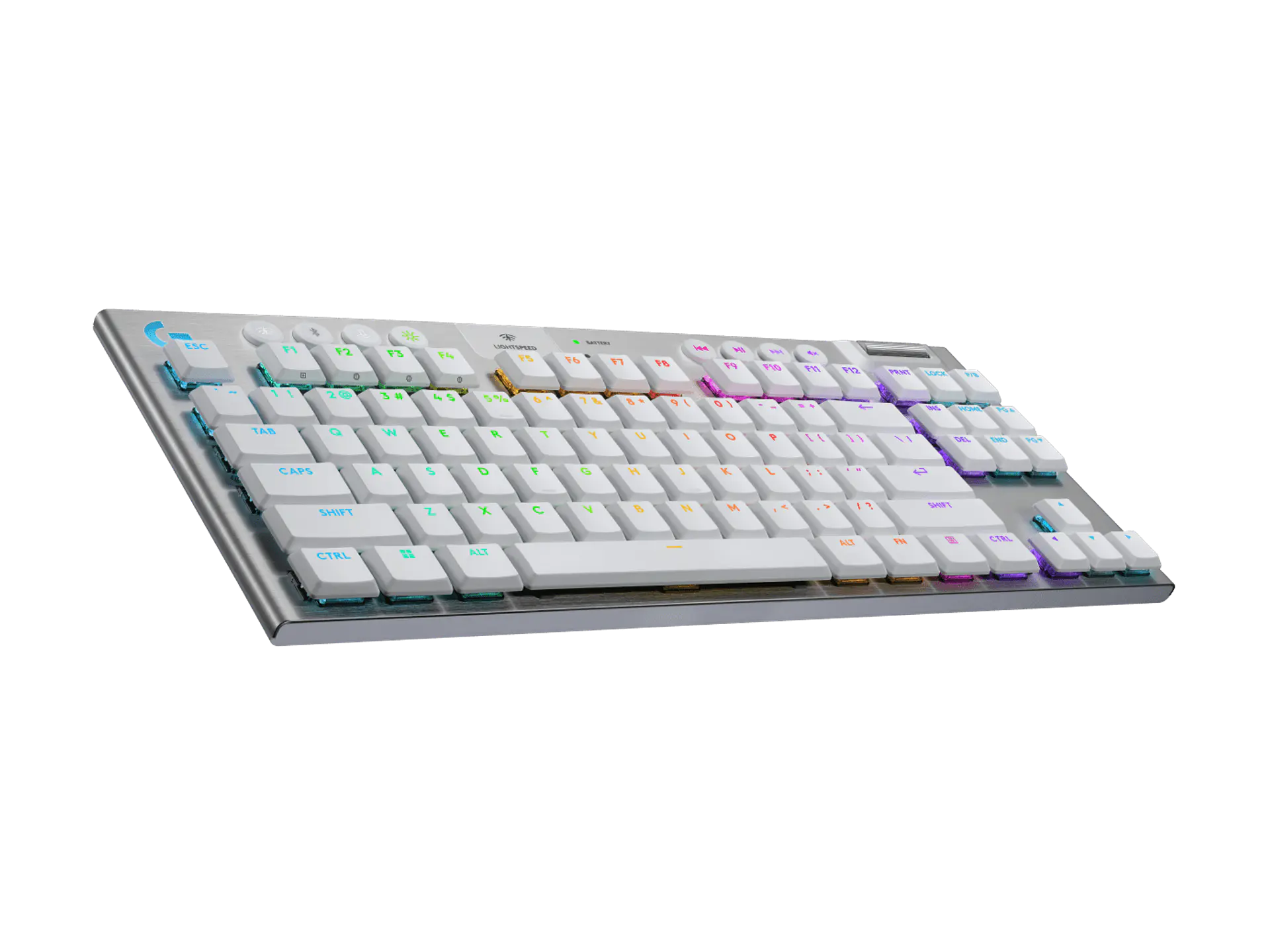 Teclado mecánico Logitech G915 X LIGHTSPEED TKL táctil inglés blanco por mayor 3