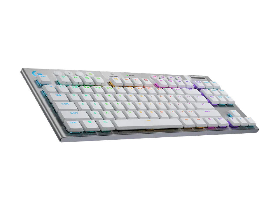 Teclado mecánico Logitech G915 X LIGHTSPEED TKL táctil inglés blanco por mayor 3