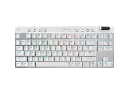 Teclado mecánico Logitech G PRO X TKL LIGHTSPEED táctil inglés blanco por mayor