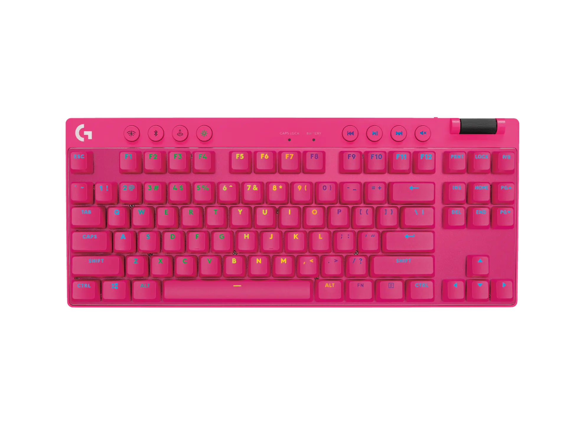 Teclado mecánico Logitech G PRO X TKL LIGHTSPEED táctil inglés magenta por mayor 1