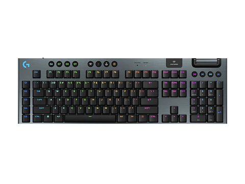 Teclado mecánico Logitech G915 X LIGHTSPEED táctil inglés negro por mayor