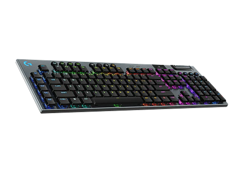 Teclado mecánico Logitech G915 X LIGHTSPEED táctil inglés negro por mayor