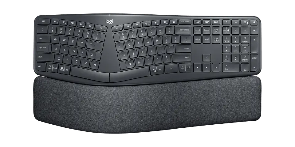 Teclado ergonómico Logitech ERGO K860 español grafito por mayor 1