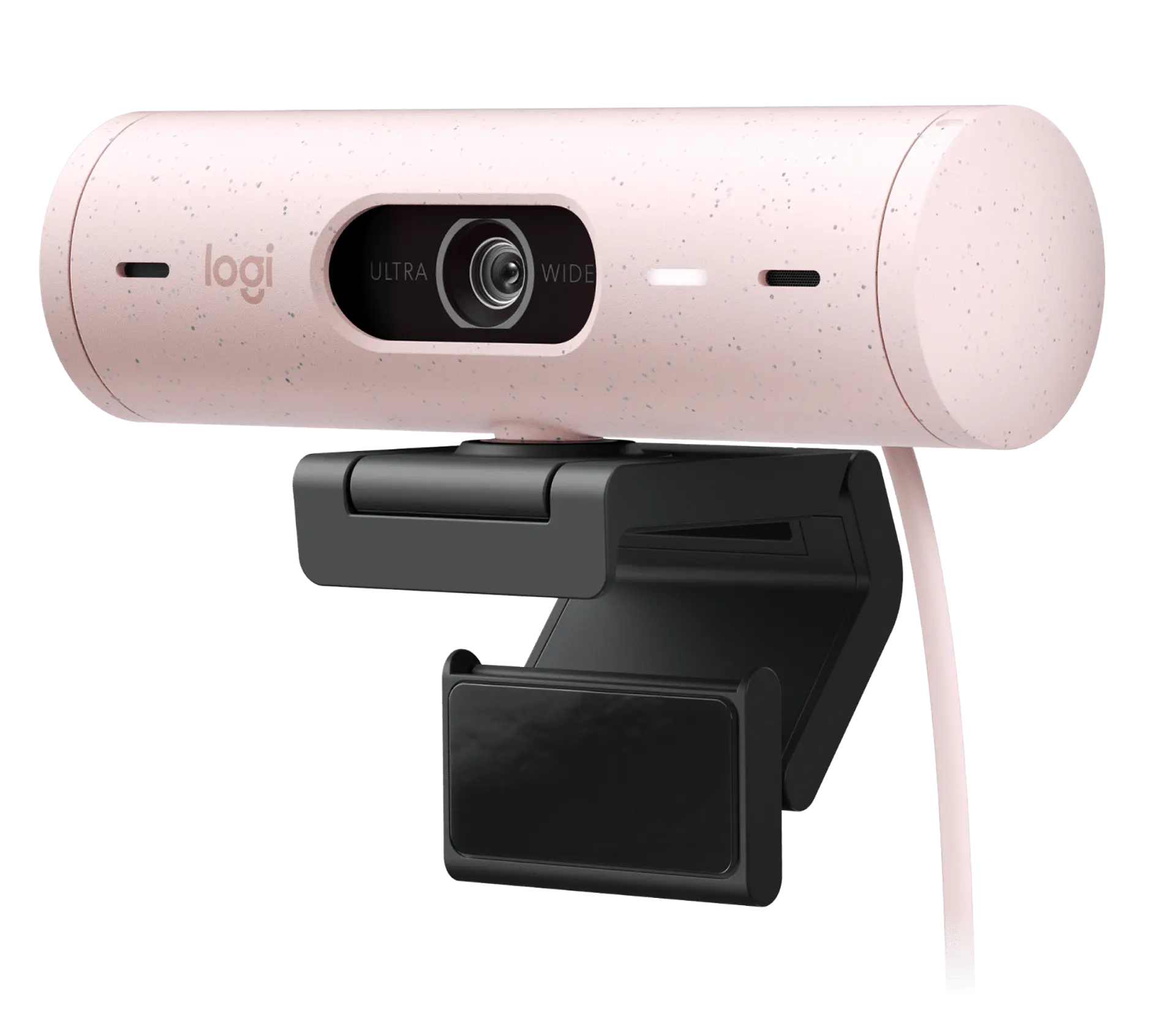 Cámara web Logitech Brio 500 Full HD USB-C rosa por mayor 1