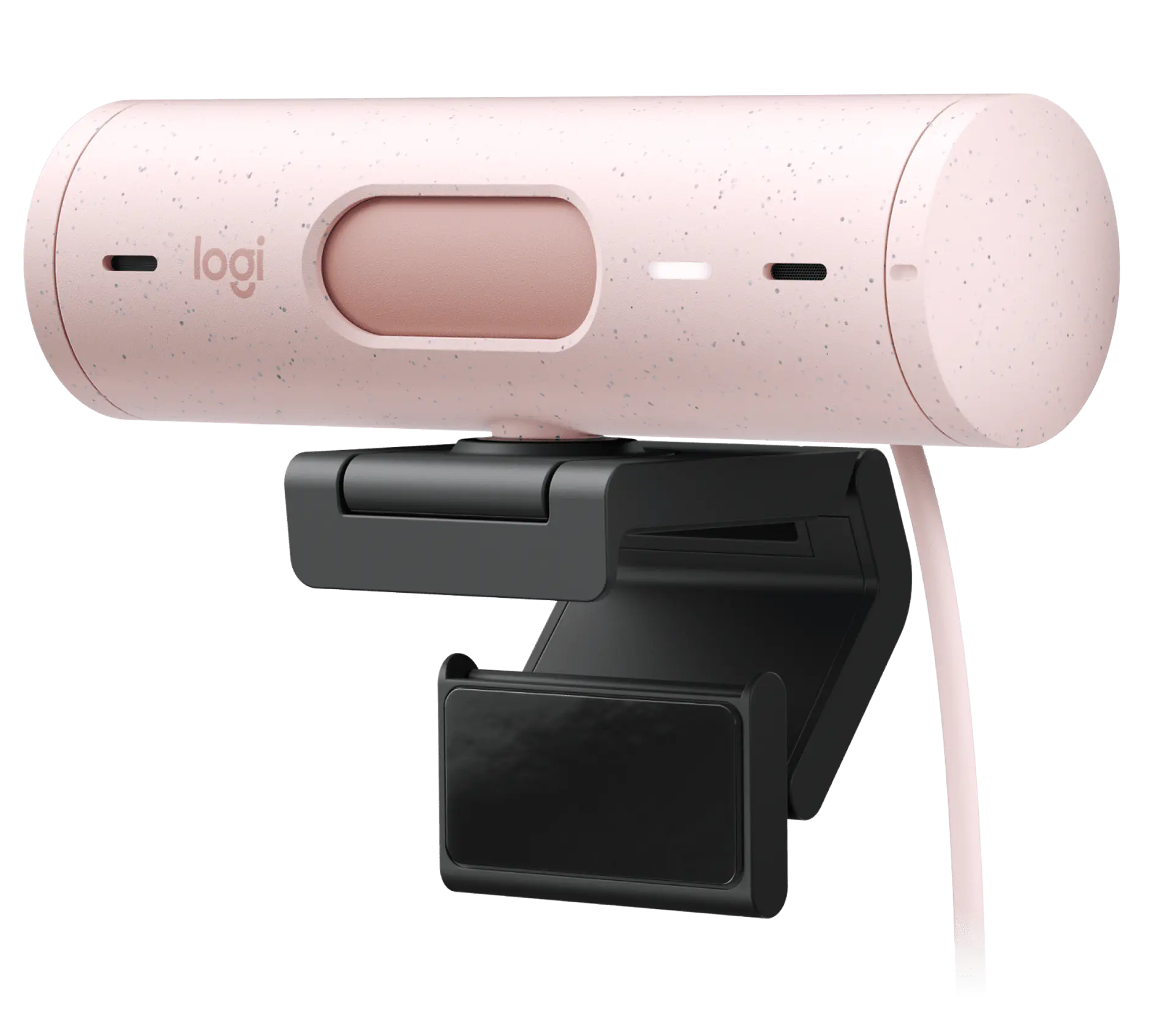Cámara web Logitech Brio 500 Full HD USB-C rosa por mayor 2