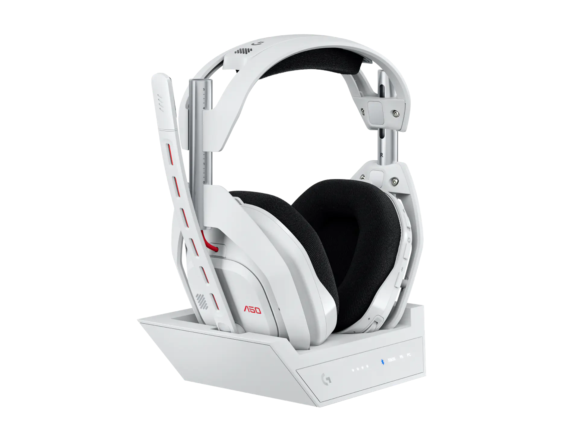 Audífonos Gamer Logitech ASTRO A50 Gen 5 Blanco con Base por mayor 1