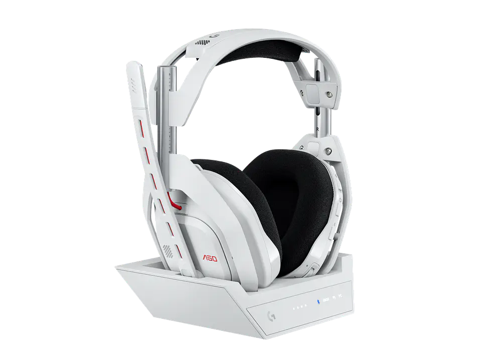 Audífonos Gamer Logitech ASTRO A50 Gen 5 Blanco con Base por mayor 1