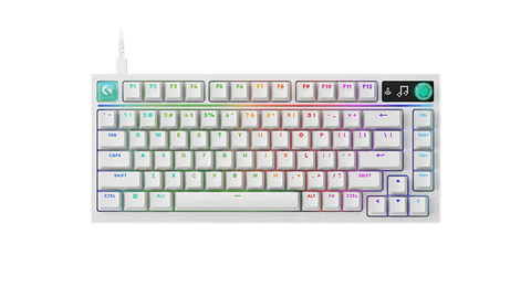 Teclado mecánico Logitech G316 X 75 RGB táctil inglés blanco por mayor